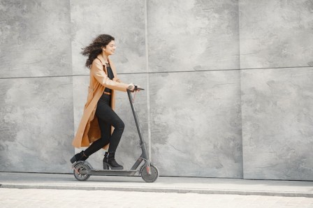 How to Ride an electric scooter