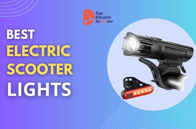 Electric scooter lights