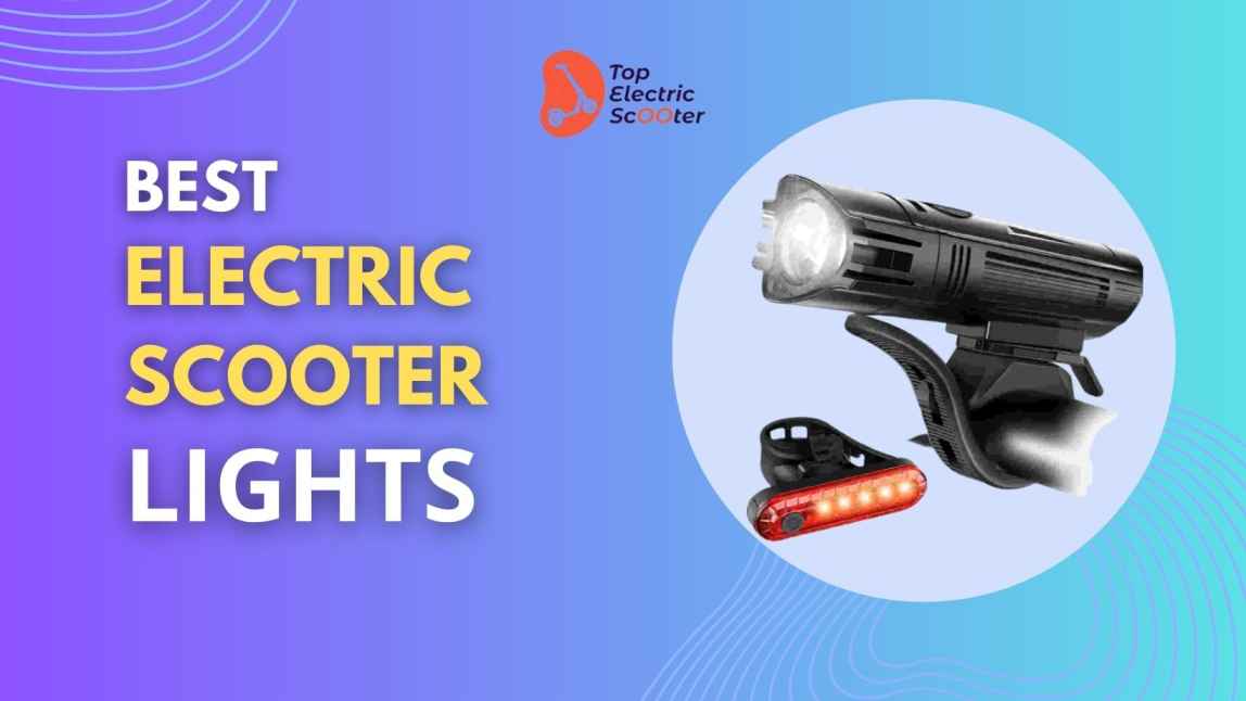 Electric scooter lights