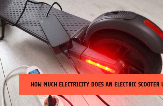 How much electricity does electric scooter use