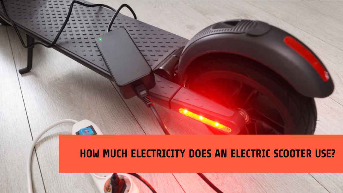 How much electricity does electric scooter use