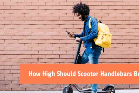 how high should electric scooter handlebars be